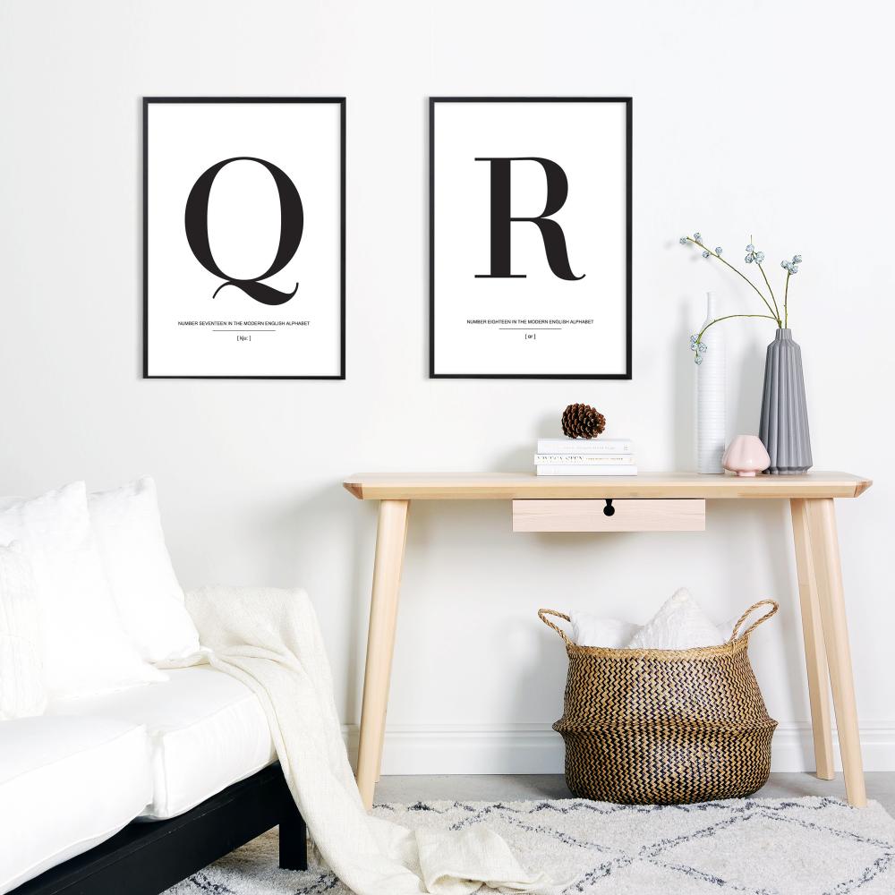 Letter Q reklaamplakat