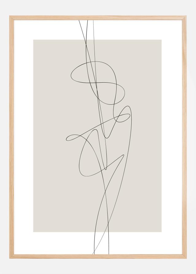 Beige Abstract reklaamplakat