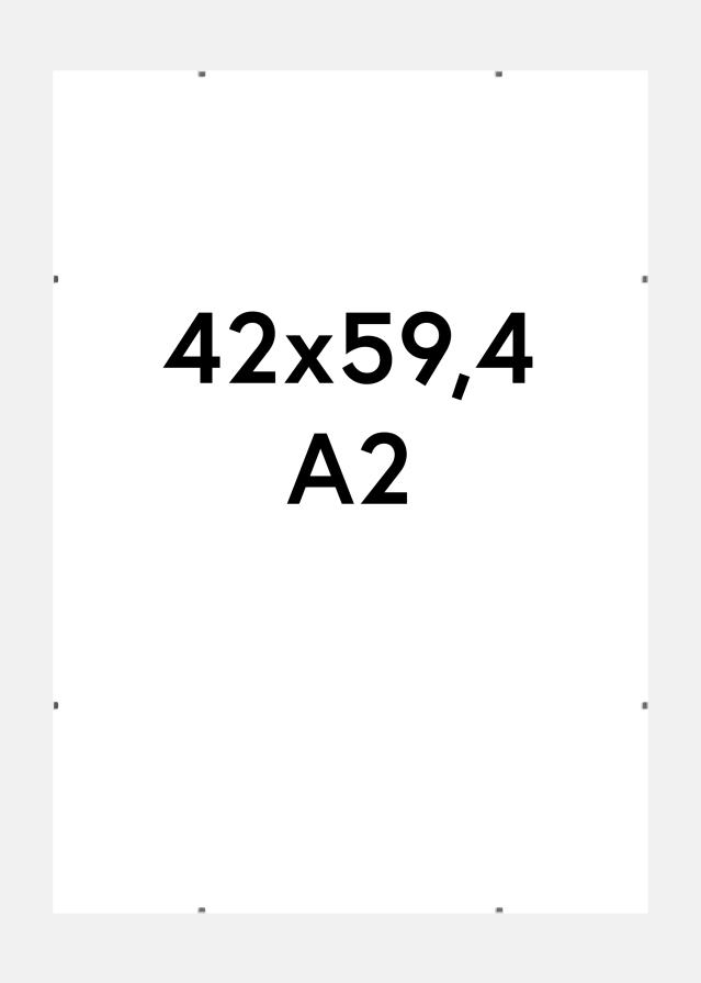Klamber pildiraam matt matt klaas 42x59,4 cm (A2)