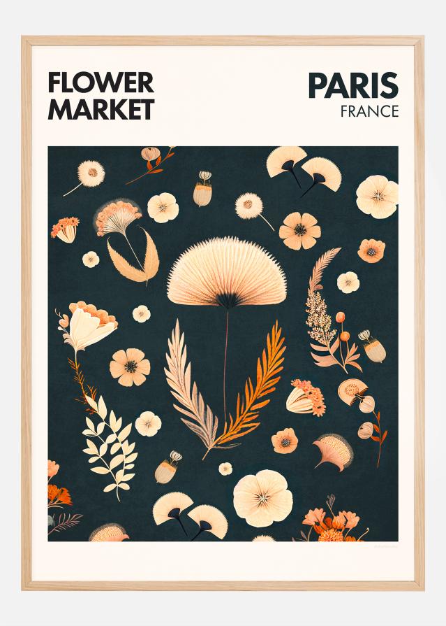 Flower Market - Paris Plakat