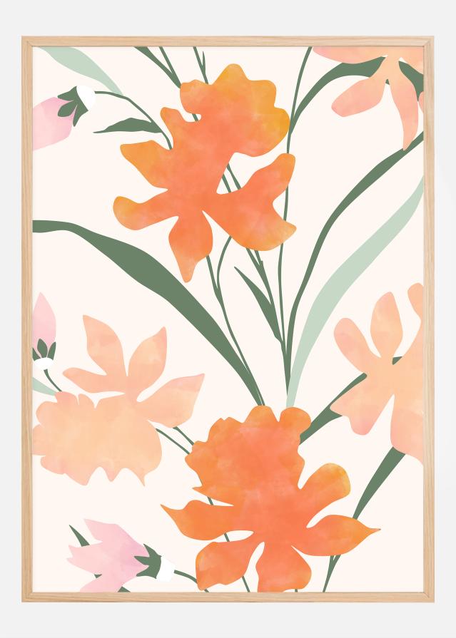 Orange Flowers reklaamplakat