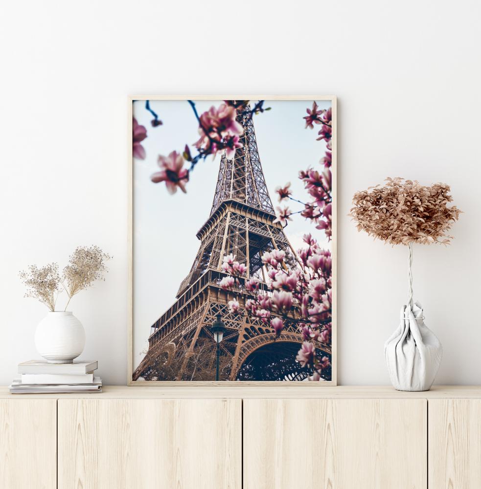 Eiffel Tower Blossoms reklaamplakat