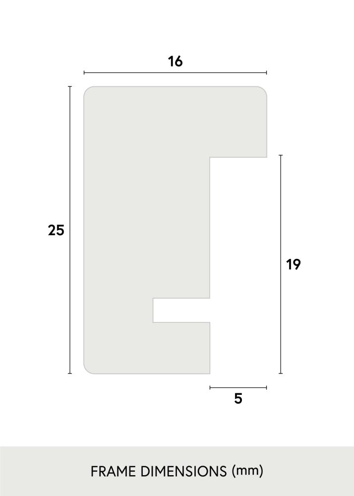 Raam Nielsen preemium Quadrum tamm 20x20 cm