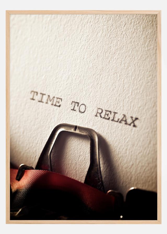 Time to Relax reklaamplakat