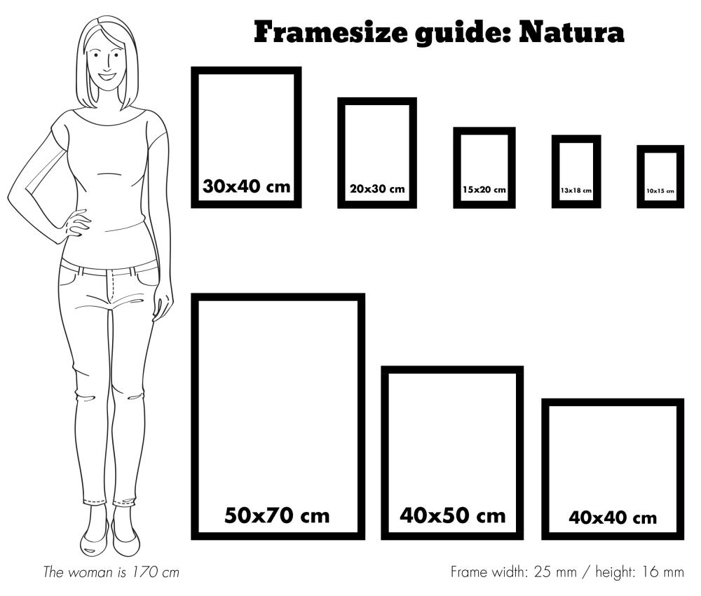 Raam Natura Meranti 50x70 cm