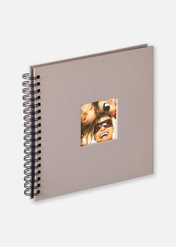 Fun spiraalalbum hall - 26x25 cm (40 mustad lehekuljed / 20 lehte)