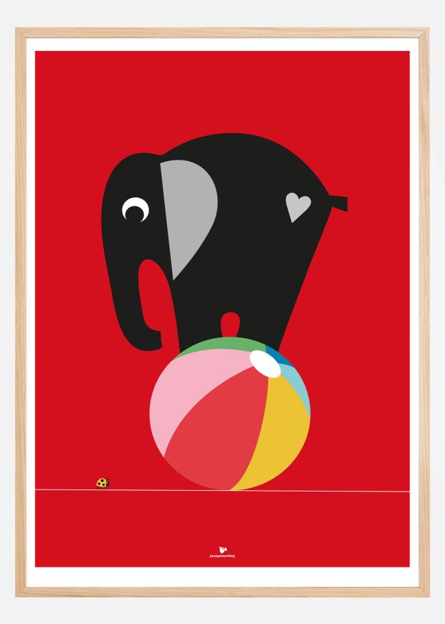 Elephant - Red reklaamplakat