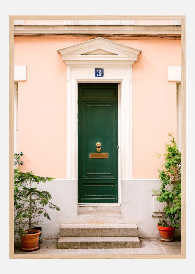 Green Paris Door reklaamplakat