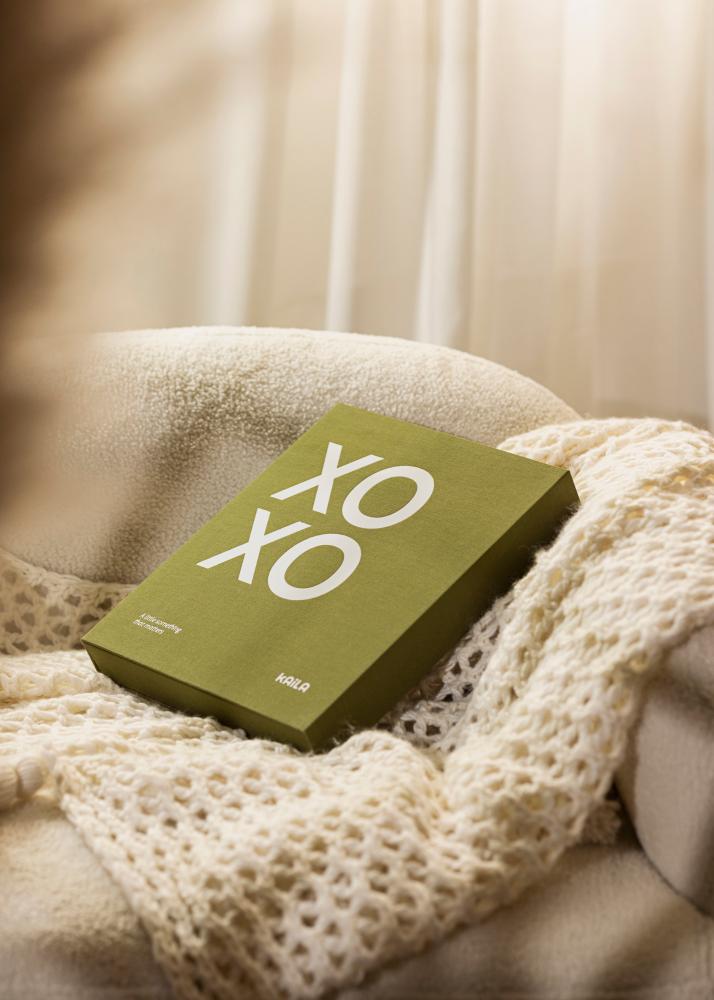 KAILA XOXO Olive - Coffee Table Photo Album (60 mustad lehekuljed / 30 lehte)