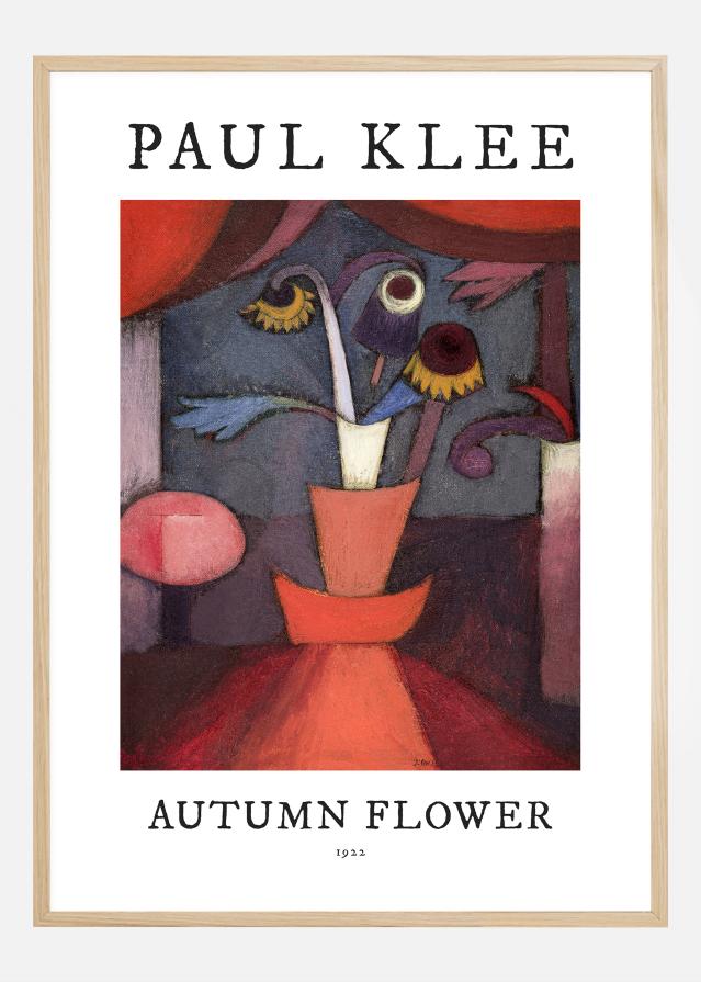 Paul Klee - Autumn Flower 1922 reklaamplakat