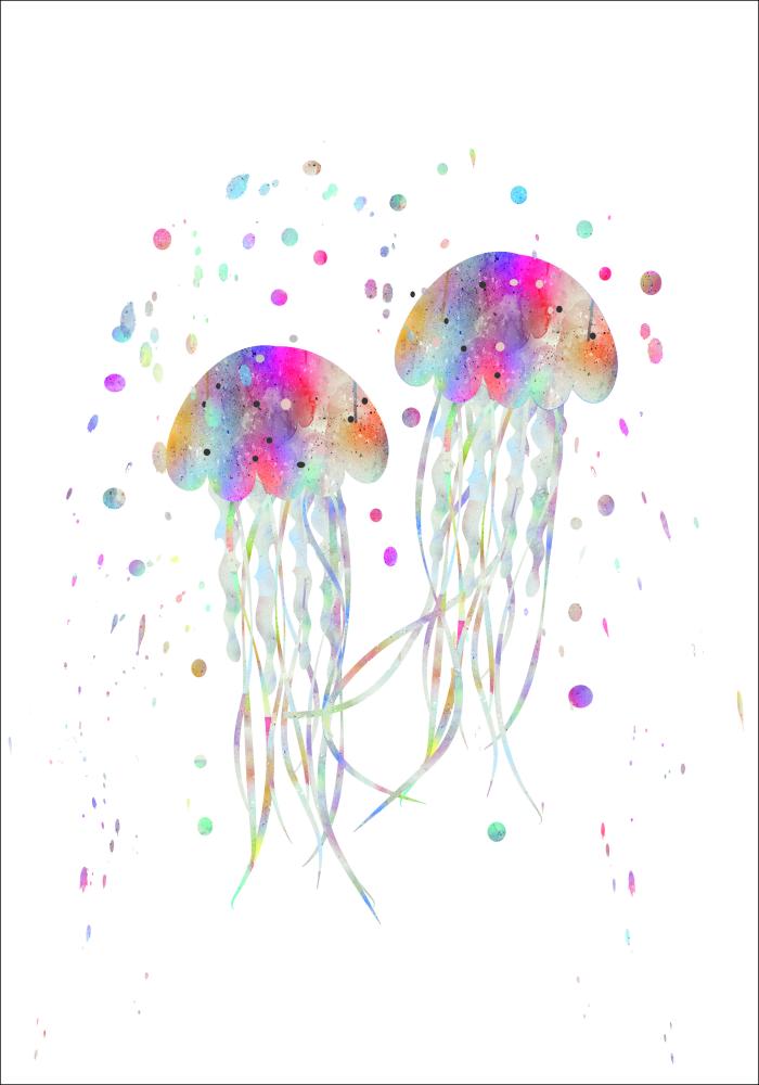 Jellyfishes stingers reklaamplakat