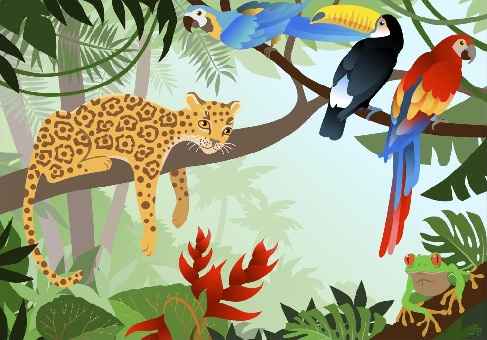 Jungle Animals reklaamplakat