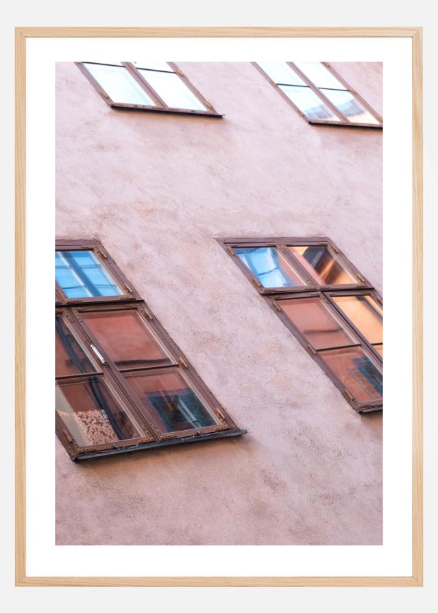 Pink Plastered wall reklaamplakat