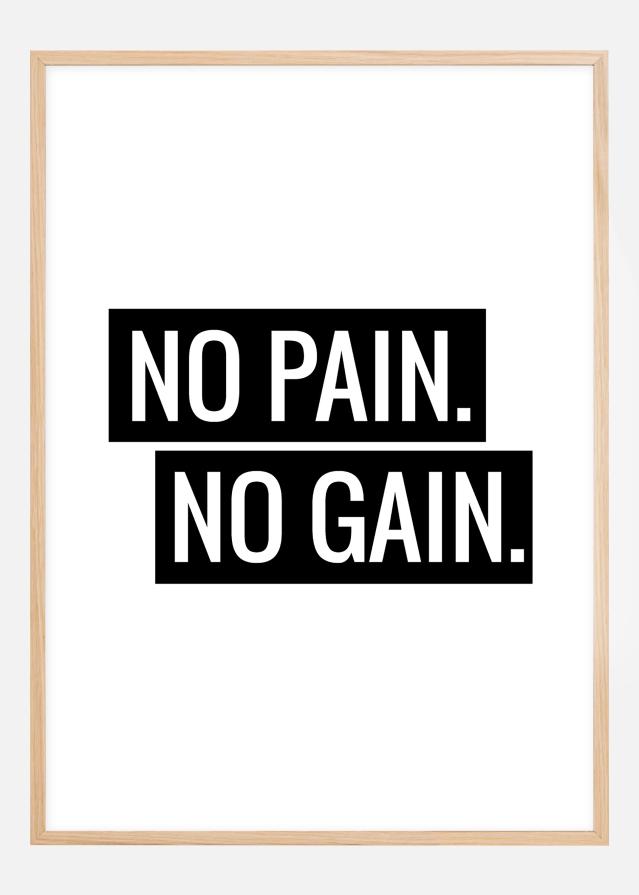 No Pain No Gain reklaamplakat