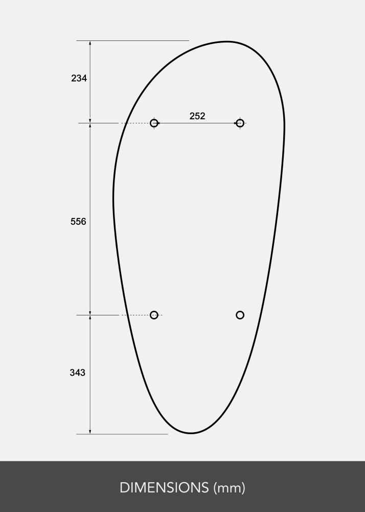 Peegel Balance 50x113 cm - Selected By BGA