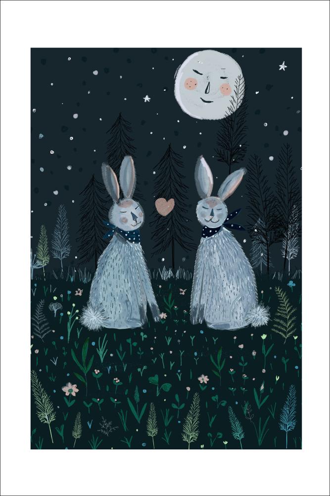 Rabbits in the Forest reklaamplakat