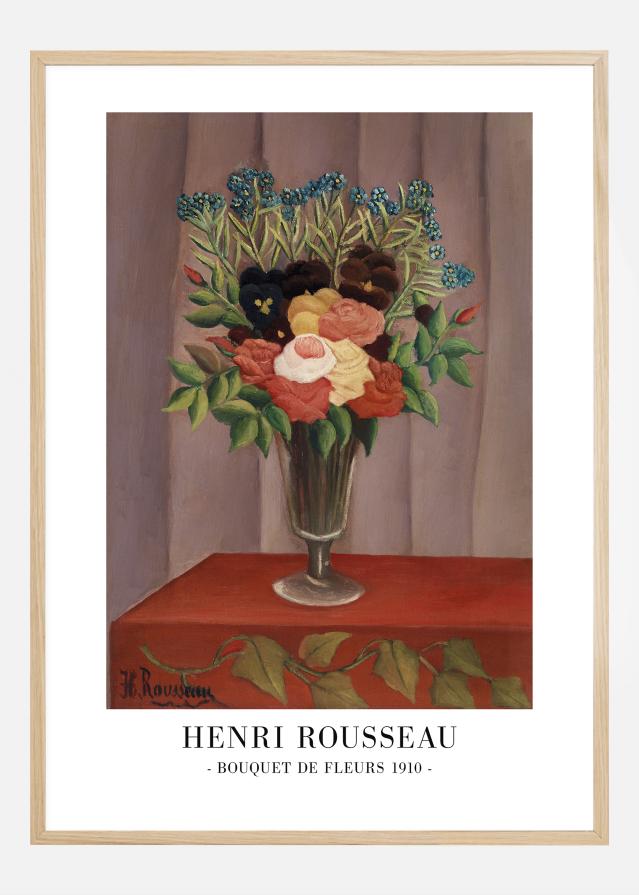 Henri Rousseau - Bouquet De Fleurs 1910 reklaamplakat