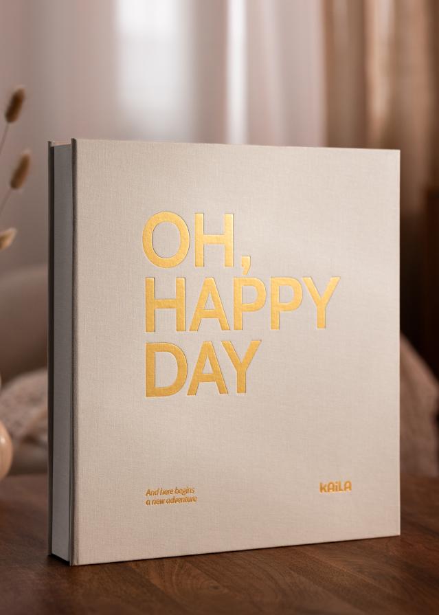 KAILA Fotoalbum OH HAPPY DAY Kreem - 600 pilti 10x15 cm