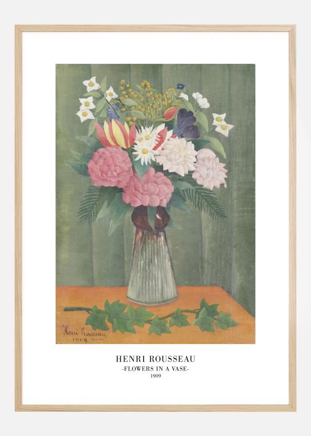 Henri Rousseau - Flowers In a Vase reklaamplakat