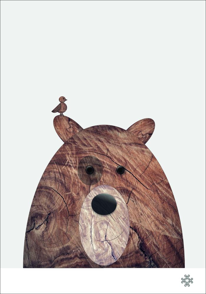 Wood bear reklaamplakat