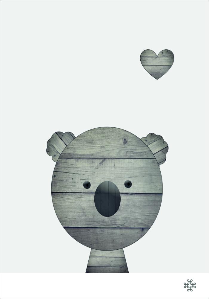 Wood koala reklaamplakat