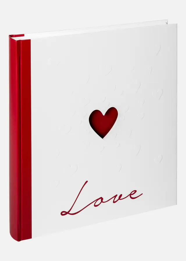 Love pulmaalbum valge - 25,7x29,2 cm (50 valed lehekuljed / 25 lehte)