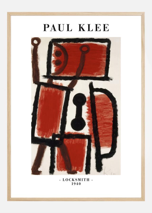 Paul Klee - Locksmith 1940 reklaamplakat