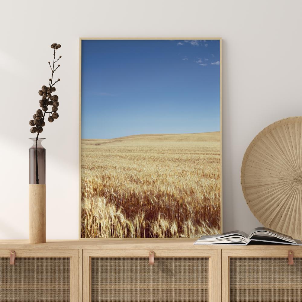 Beige Fields Plakat