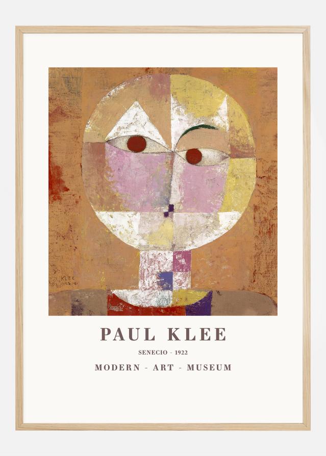 Paul Klee - Senecio Baldgreis 1922 reklaamplakat