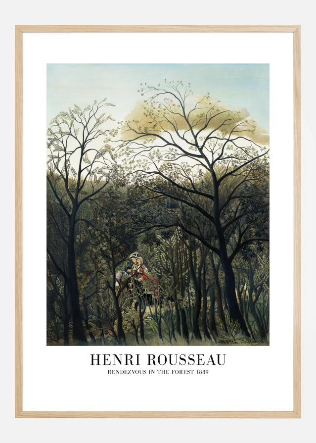 Henri Rousseau - Rendezvous In The Forest reklaamplakat