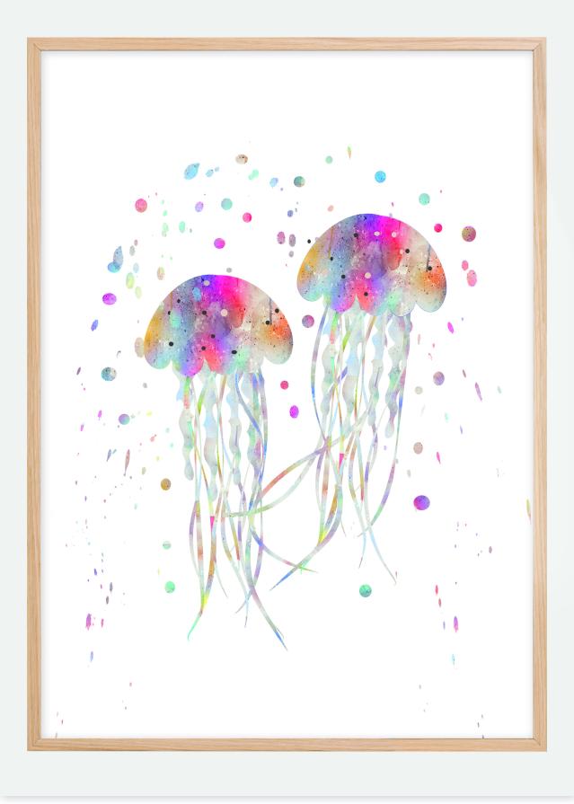 Jellyfishes stingers reklaamplakat