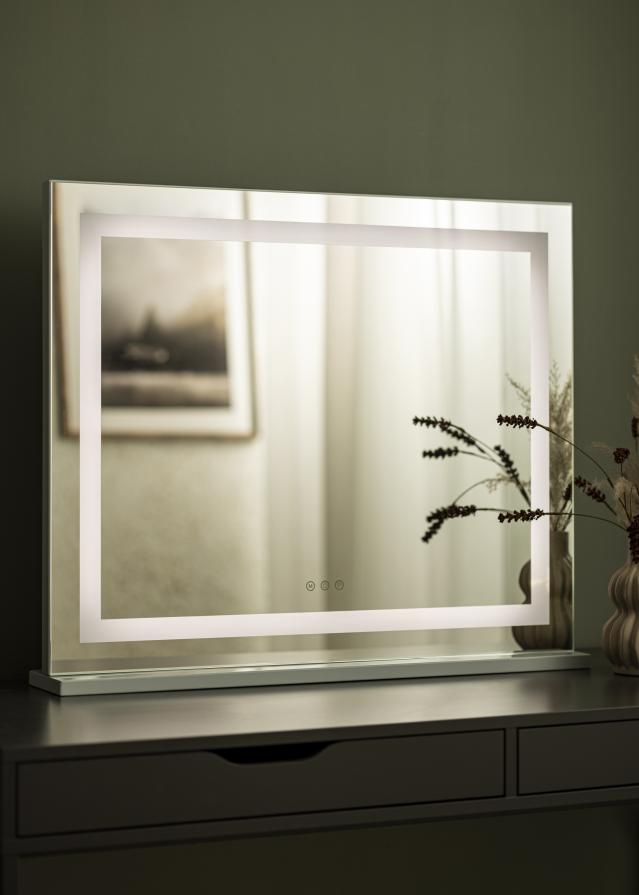 KAILA meikimispeegel Vanity LED valge 80x65 cm