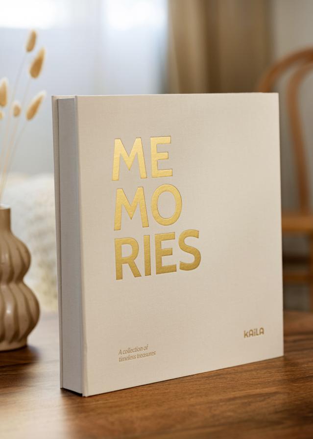 KAILA fotoalbum Memories Cream - 600 pildid mootudes 10x15 cm