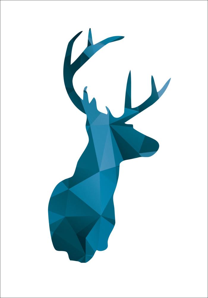 Deer - sinine reklaamplakat