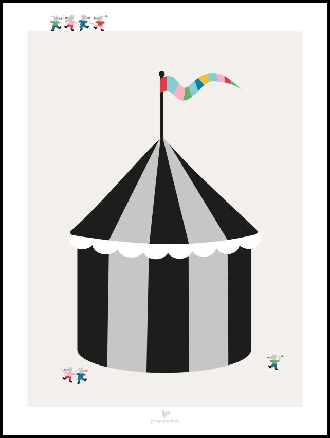 Circus - Beige reklaamplakat