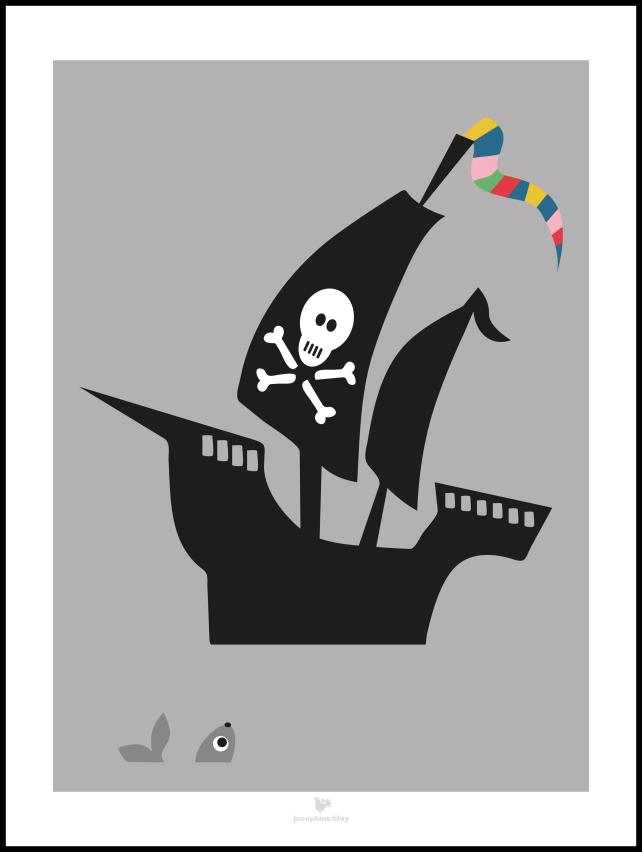 Ship - grey reklaamplakat