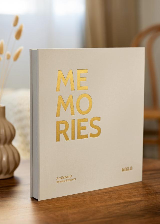 KAILA fotoalbum Memories Cream - 300 pildid mootudes 10x15 cm