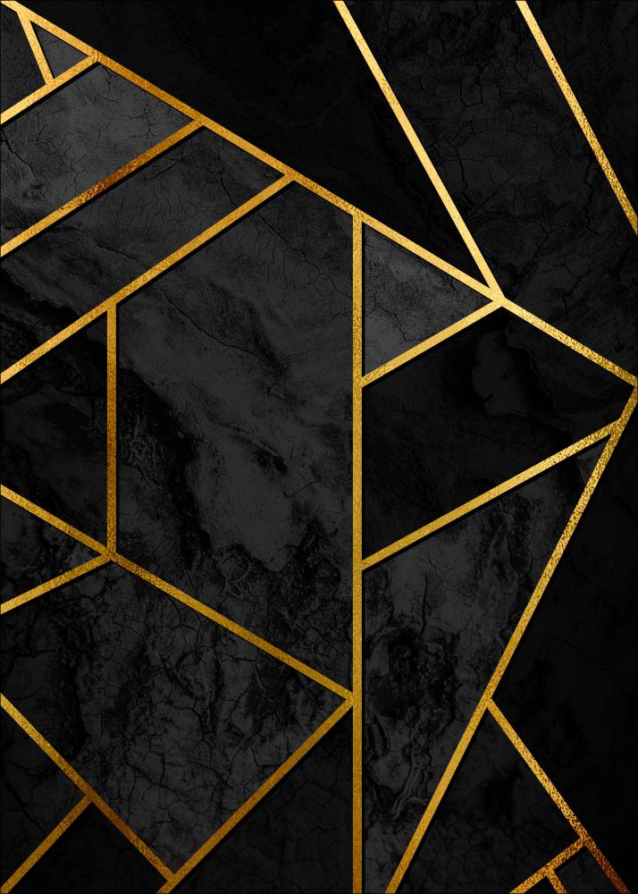 Gold & Black Marble reklaamplakat