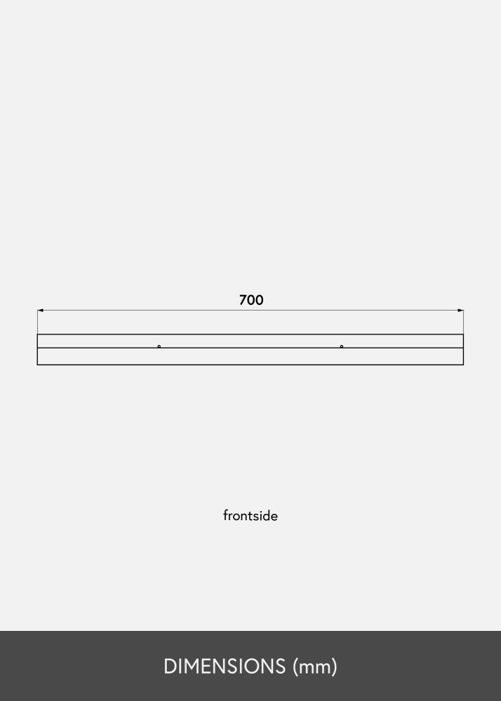 Pildi riiul muster 70 cm