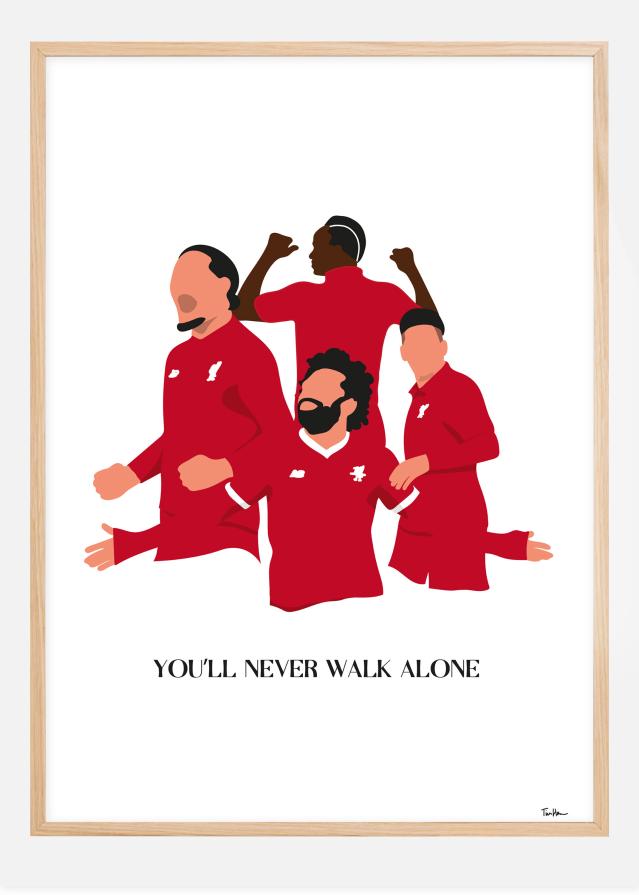 You Will Never Walk Alone-Liverpool Players reklaamplakat