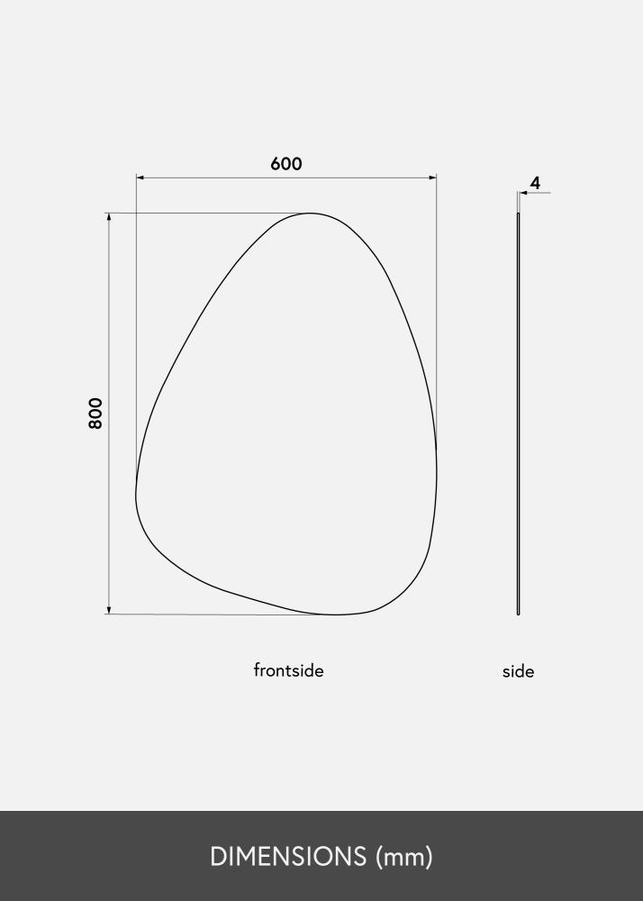 KAILA peegel Shape I 60x80 cm