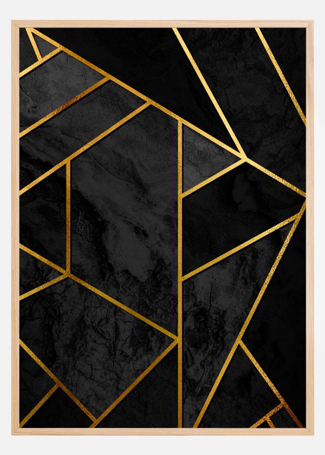 Gold & Black Marble reklaamplakat